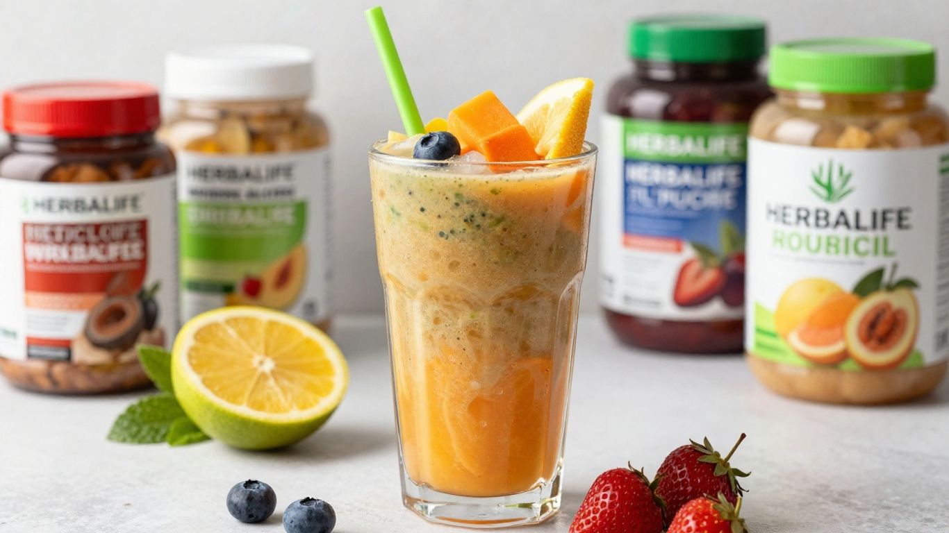 Herbalife shake and nutrition products