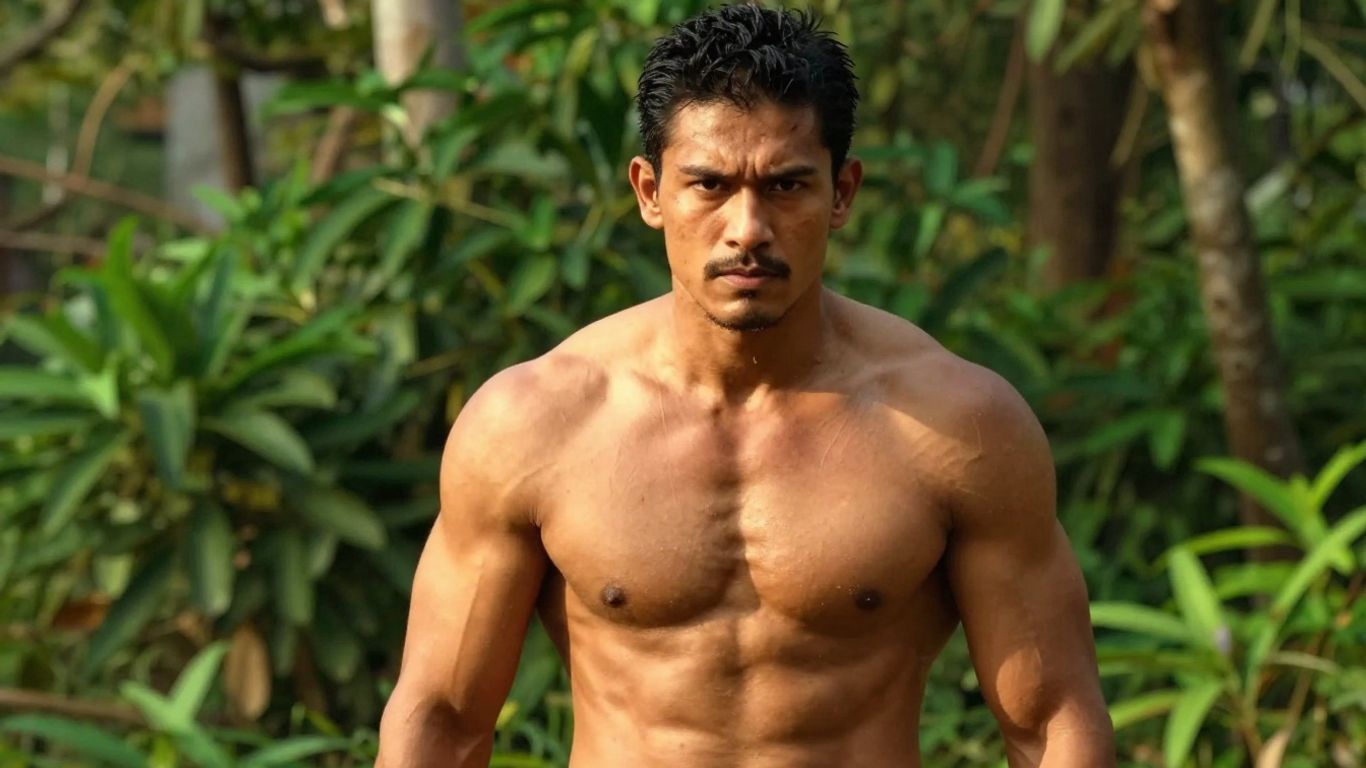 Man with natural energy and endurance