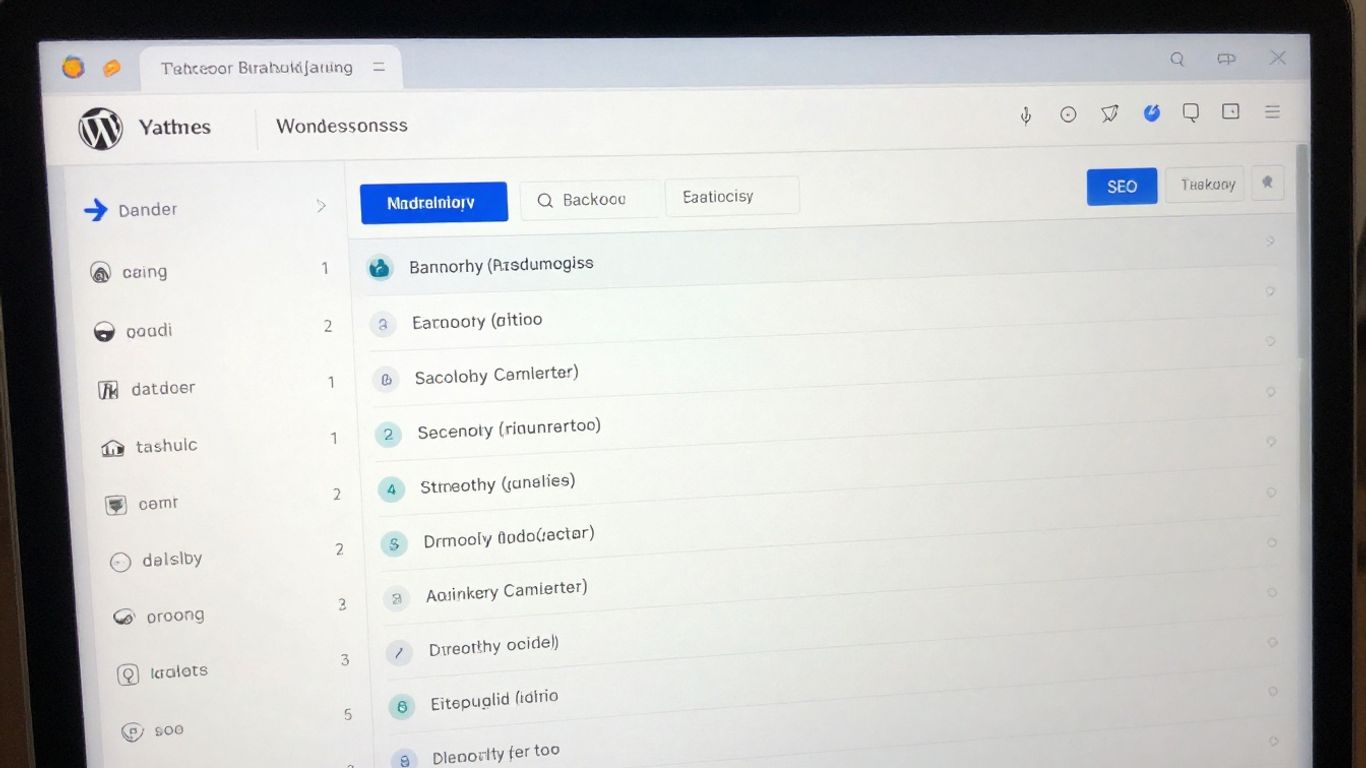WordPress taxonomy settings page with categories and tags.