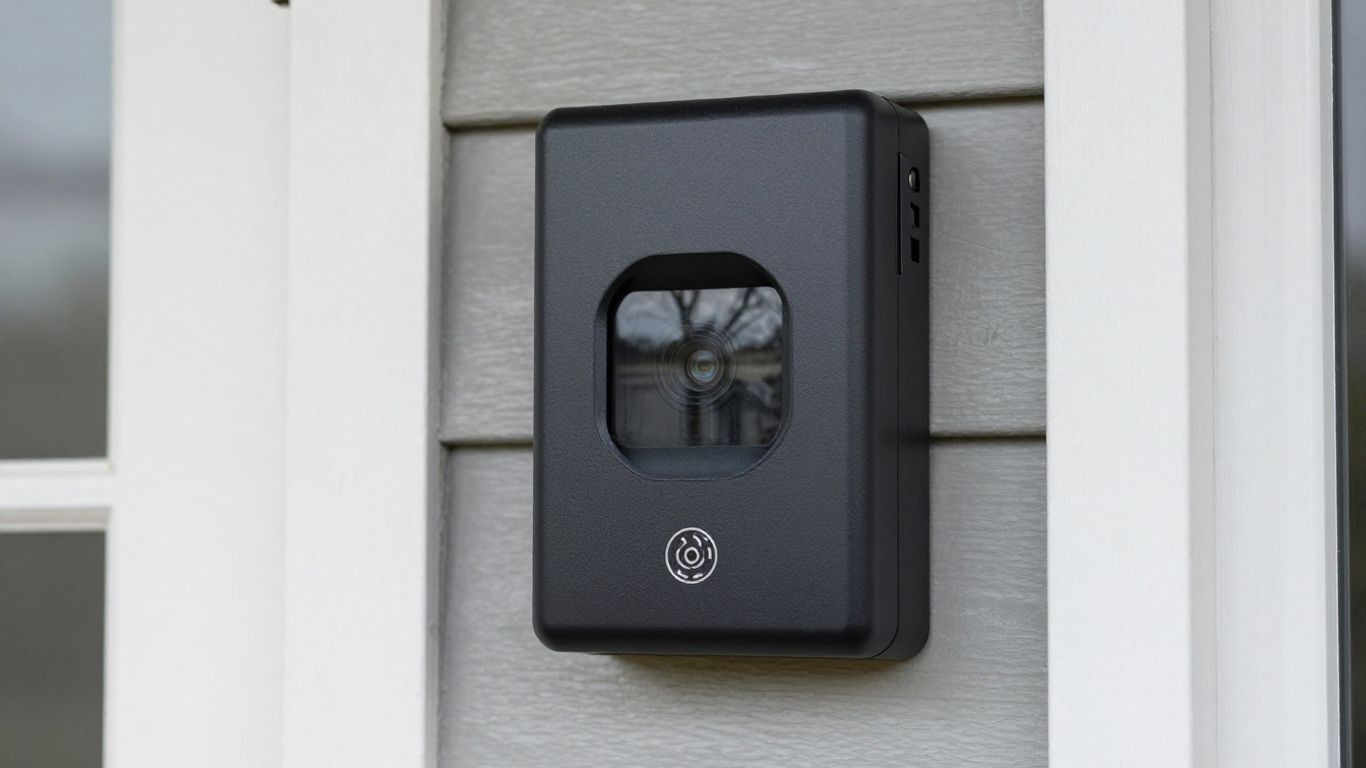 Ring Video Doorbell 4 mounted on a house exterior