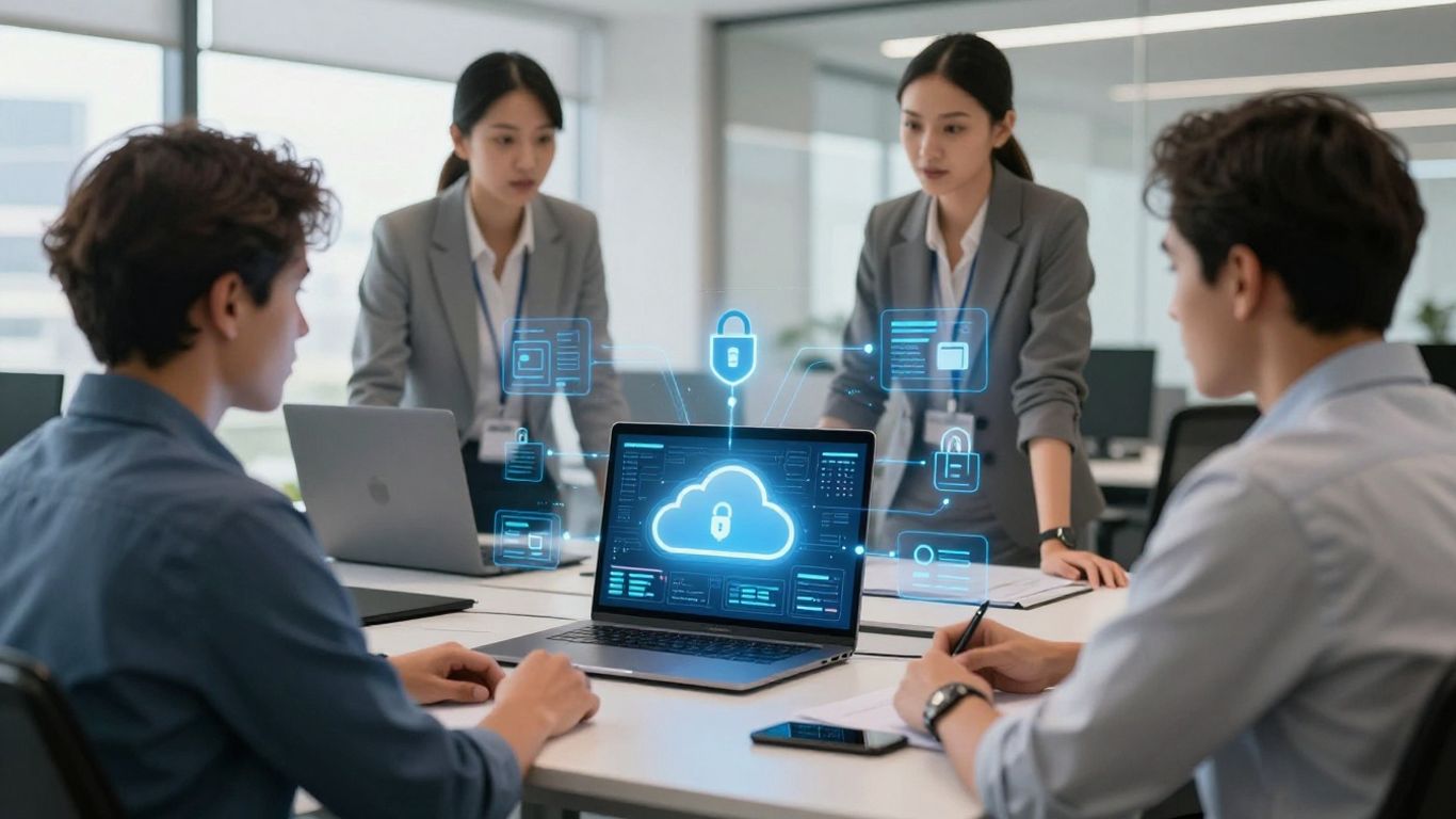 Commvault Complete Data Protection in a Brisbane office.