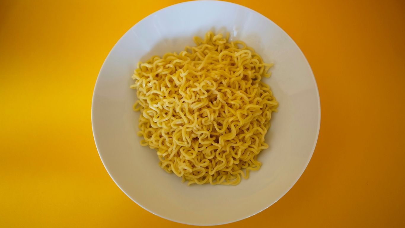 Packaged luosifen noodles ready for export