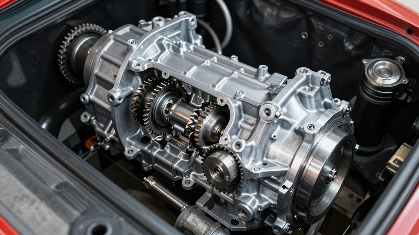 Suzuki automatic transmission gearbox close-up