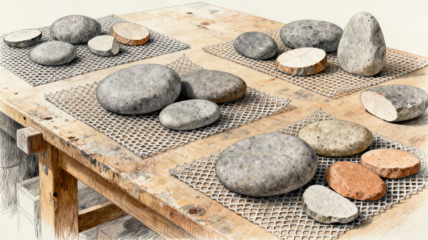 Texturas de piedra natural en el diseño de baños modernos