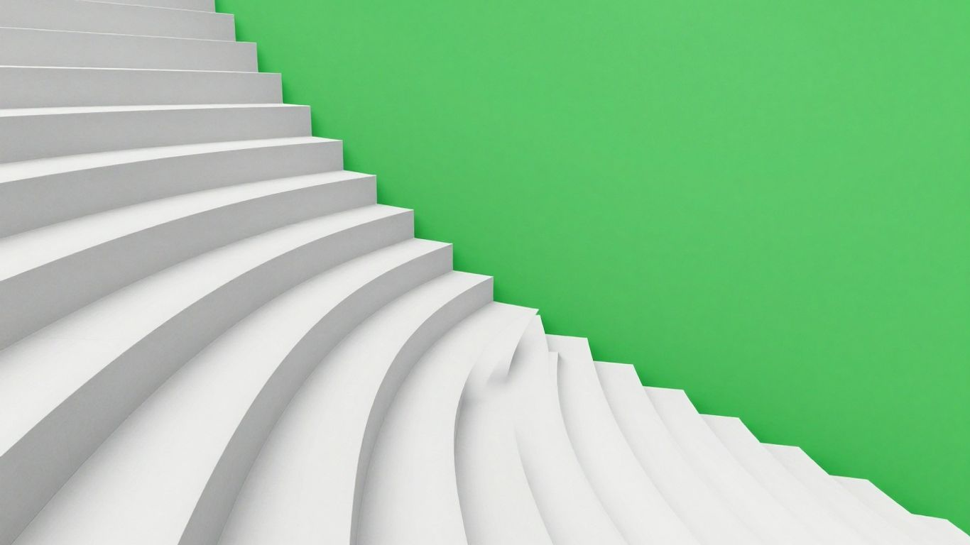 Affiliate marketing funnel stages with growth illustration.