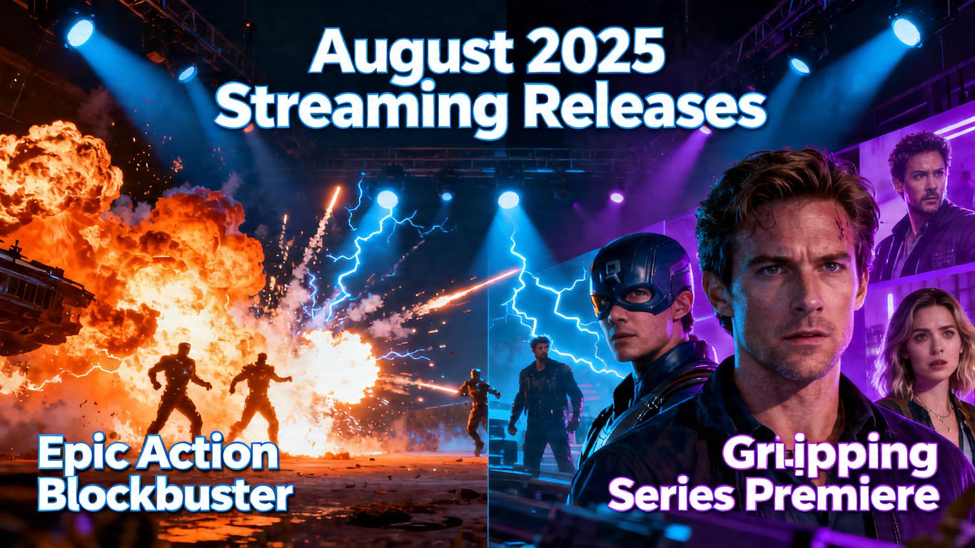 August 2025 streaming lineup: blockbusters and binge-worthy series.