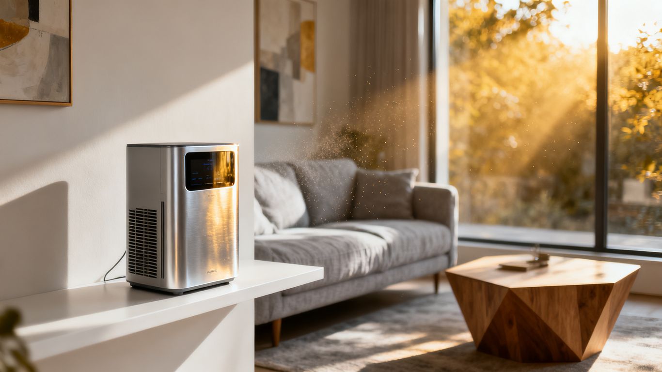 Cleaning indoor air and removing humidity