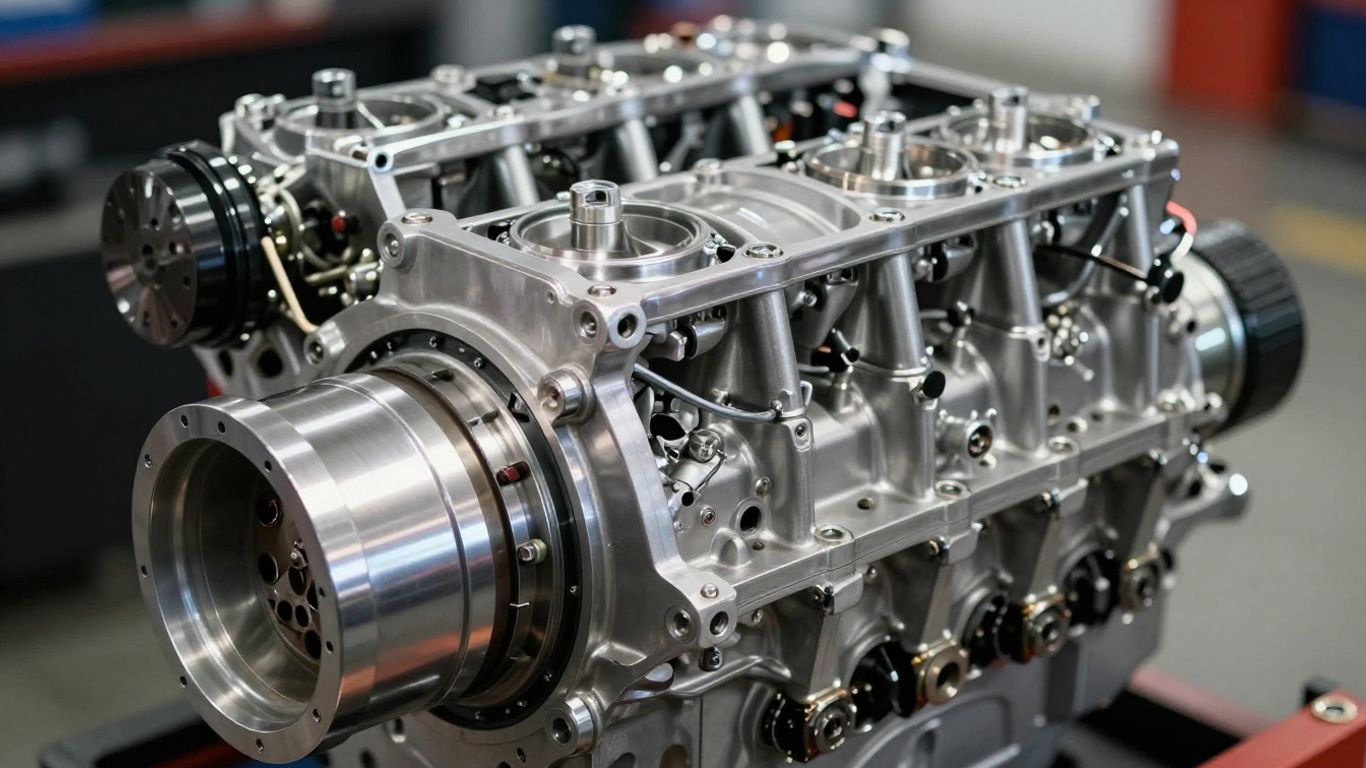 Engine and transmission assembly