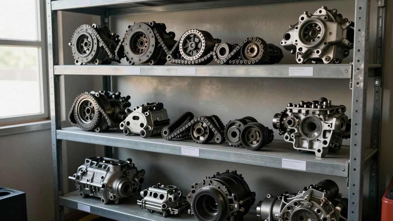 Technical components of various Mini models