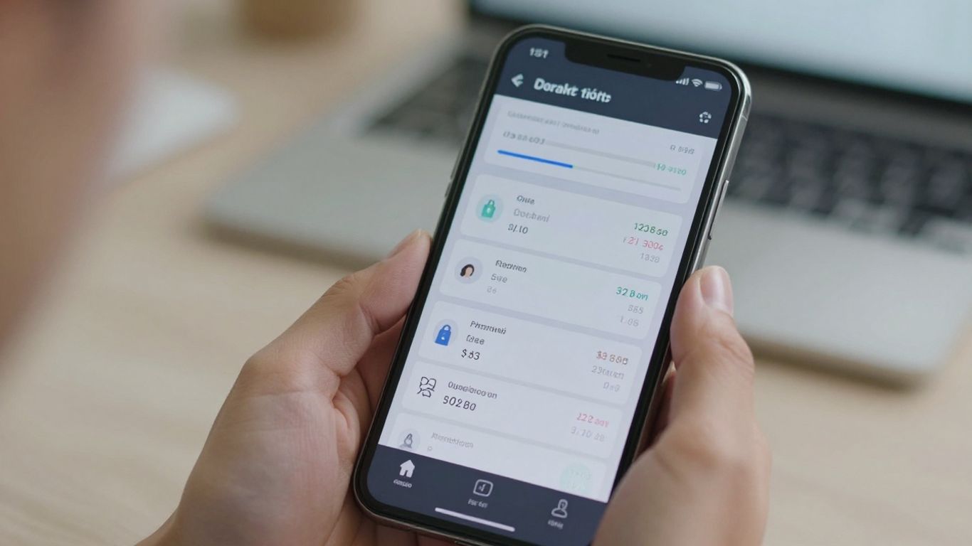 Social media engagement metrics on a smartphone screen.