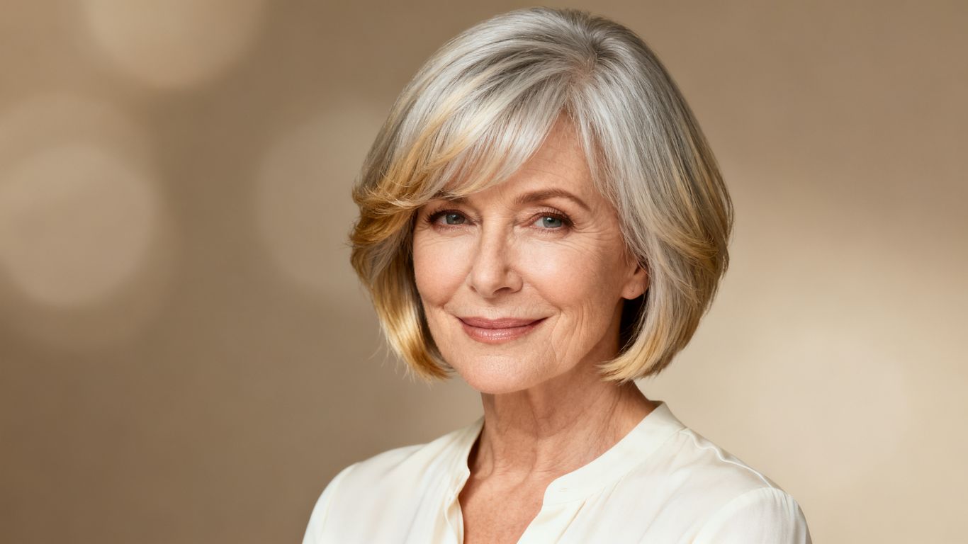 Layered short haircuts with crown height