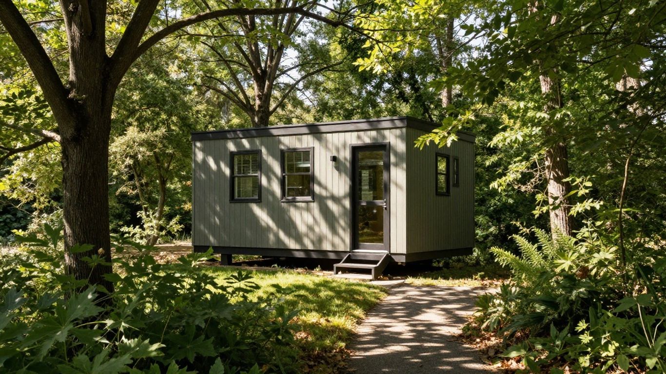 Tiny house in Maryland landscape