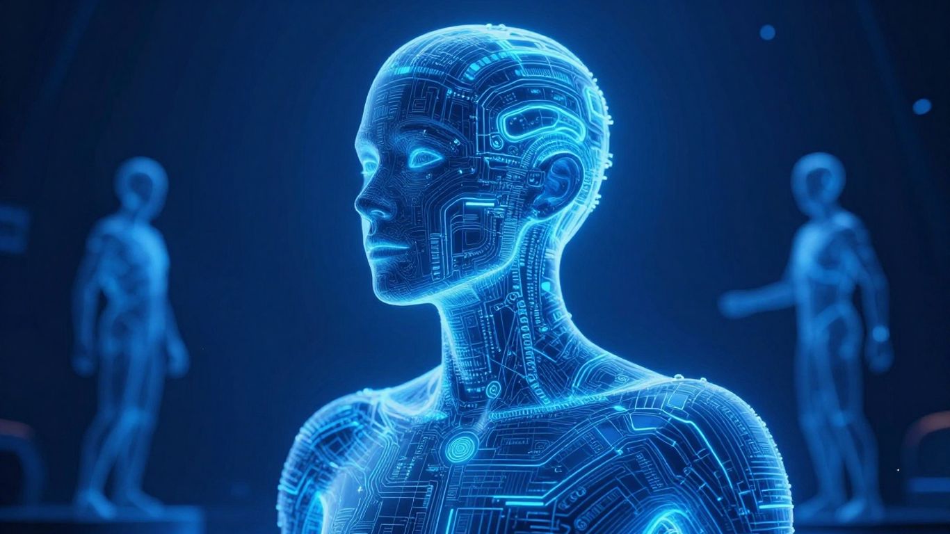 AI avatar performing music
