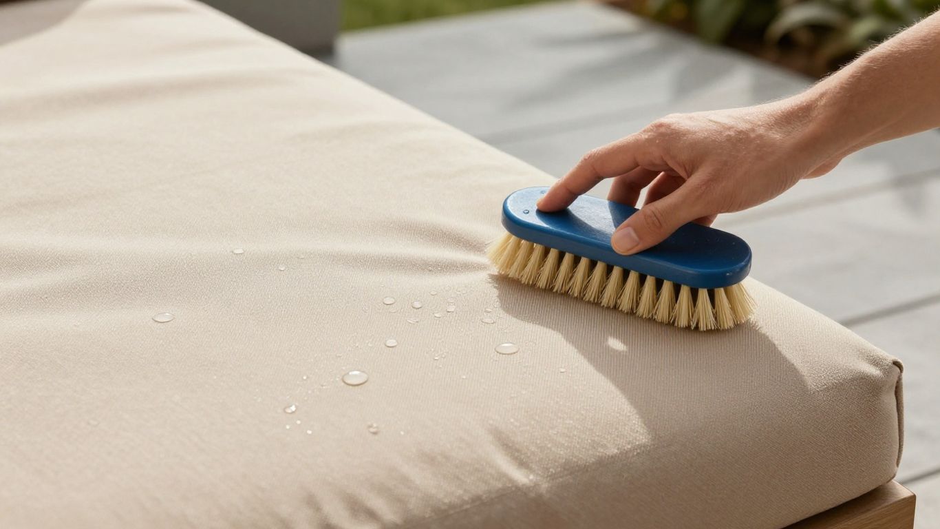 Maintaining outdoor cushion condition