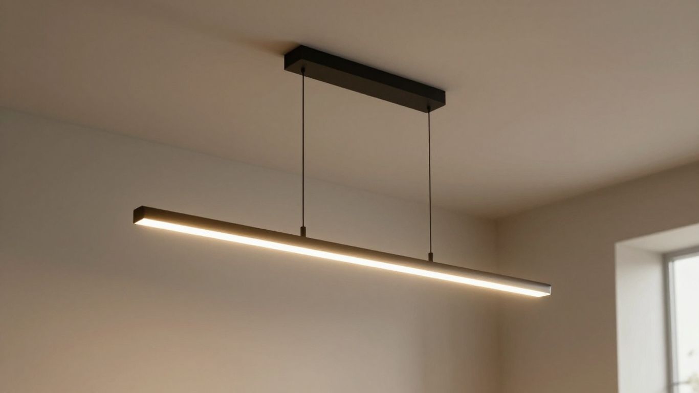 Orikata pendant light for low ceilings