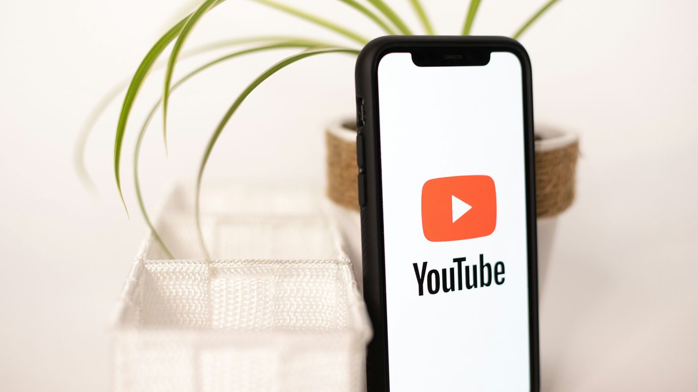 YouTube creator reviewing channel analytics