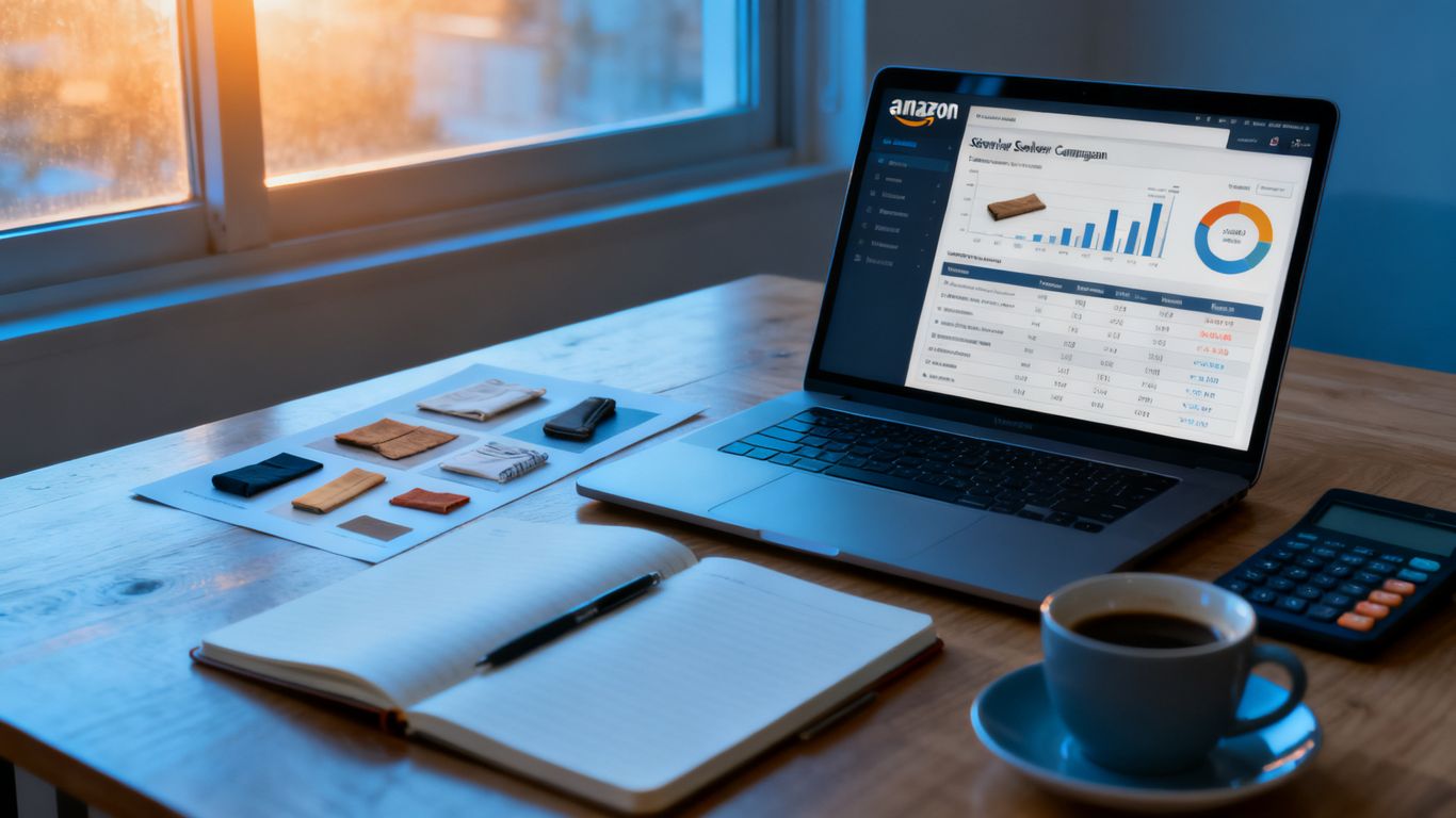 Amazon PPC campaign planning workspace