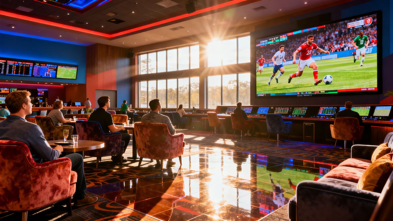 体育博彩现场的能量