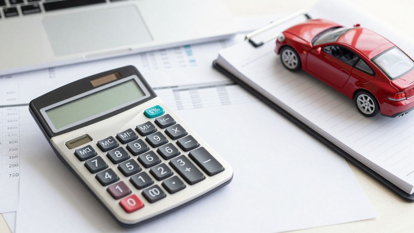 Finanzielle Planung am Schreibtisch