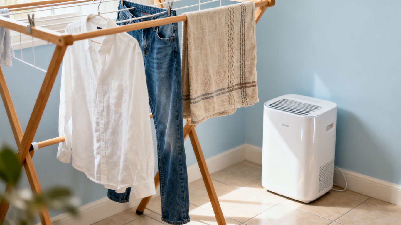 Clothing on rack