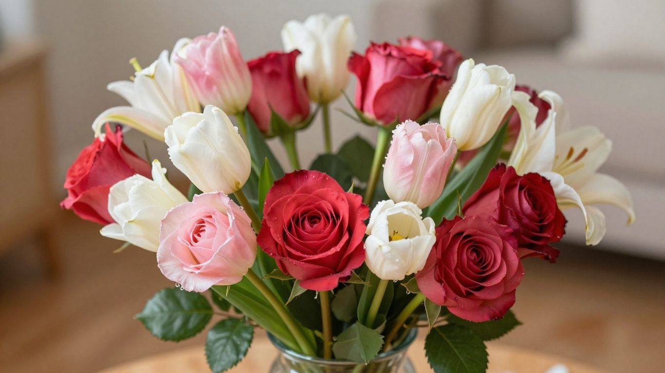 Fresh flower bouquet with same-day delivery