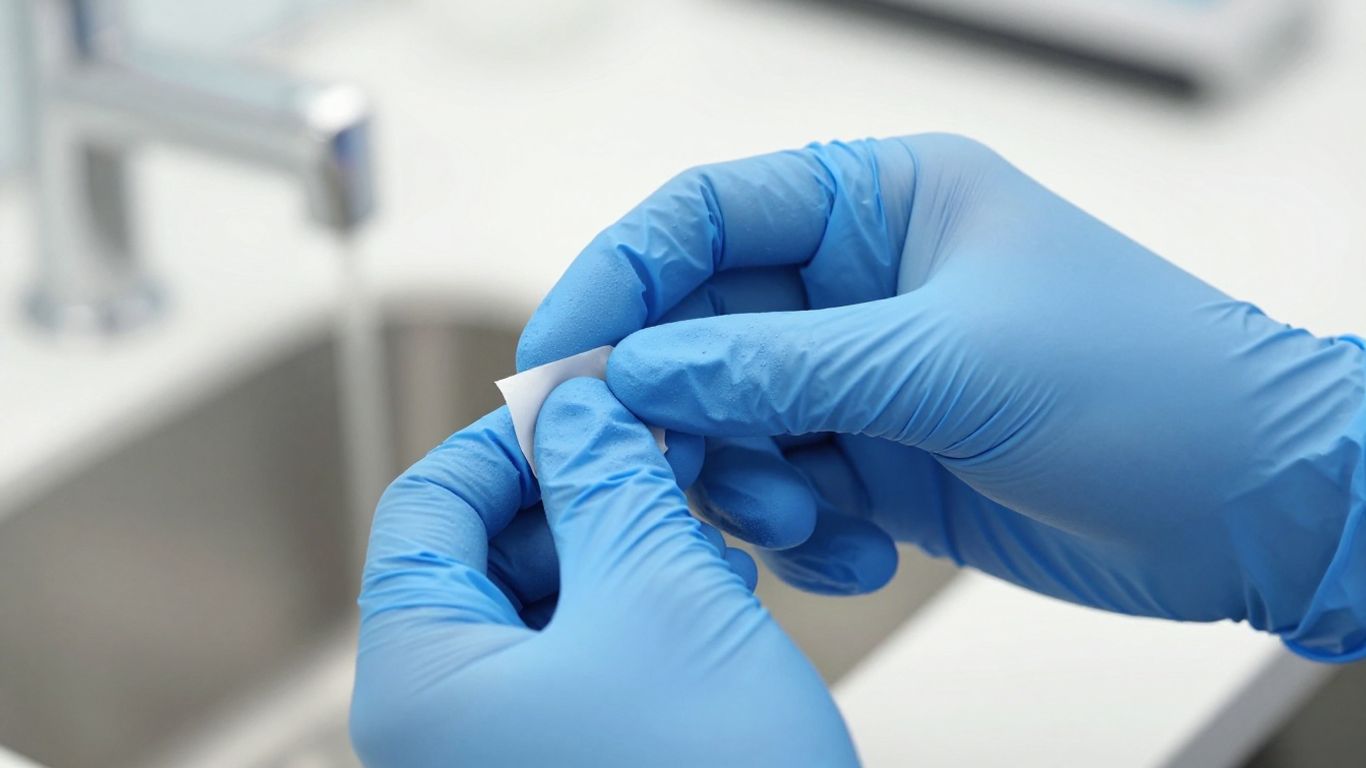 Handschuh-Farbcodierung in der hygienischen Anwendung