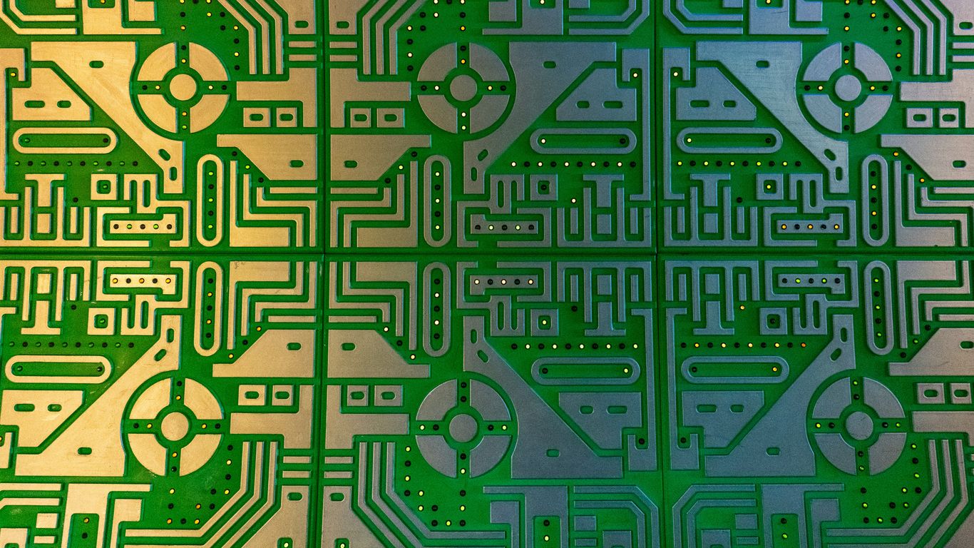 green and white tribal pattern