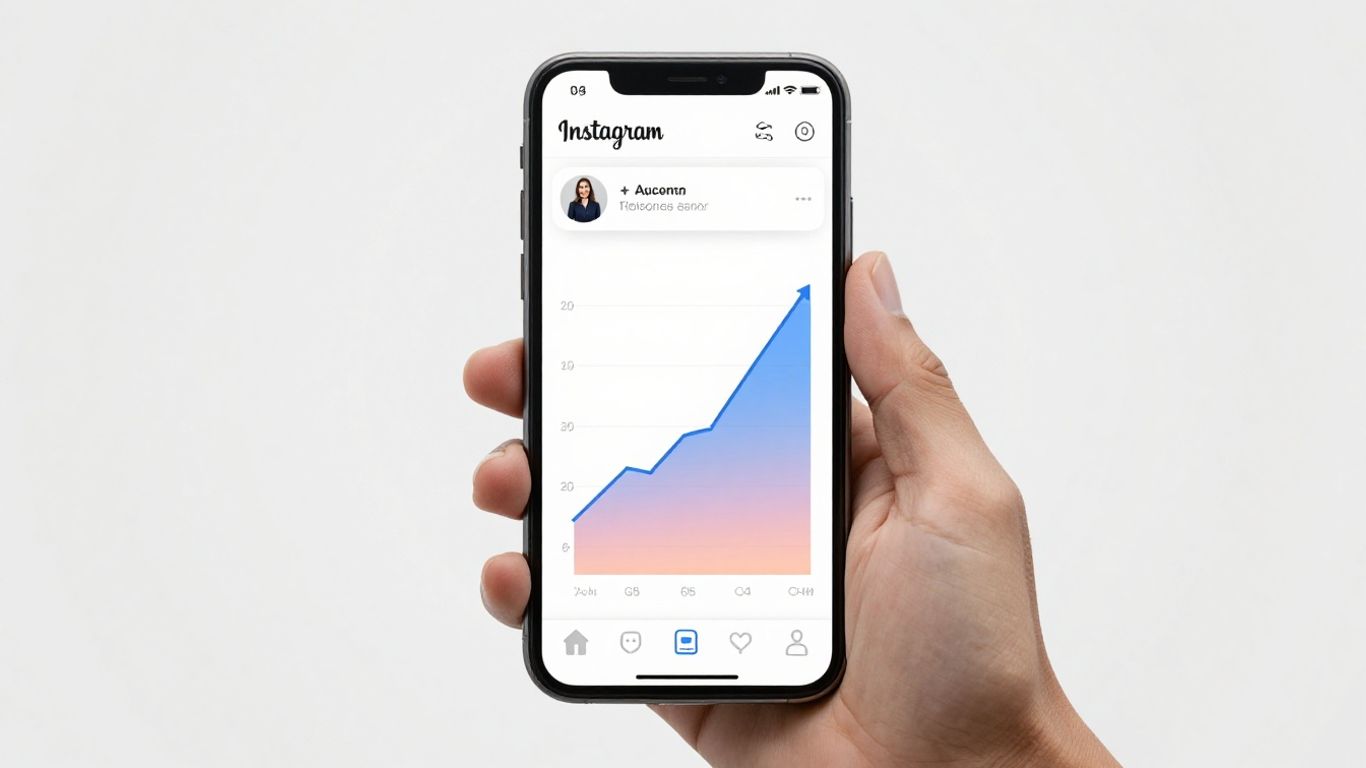 Instagram growth tools on a smartphone screen.