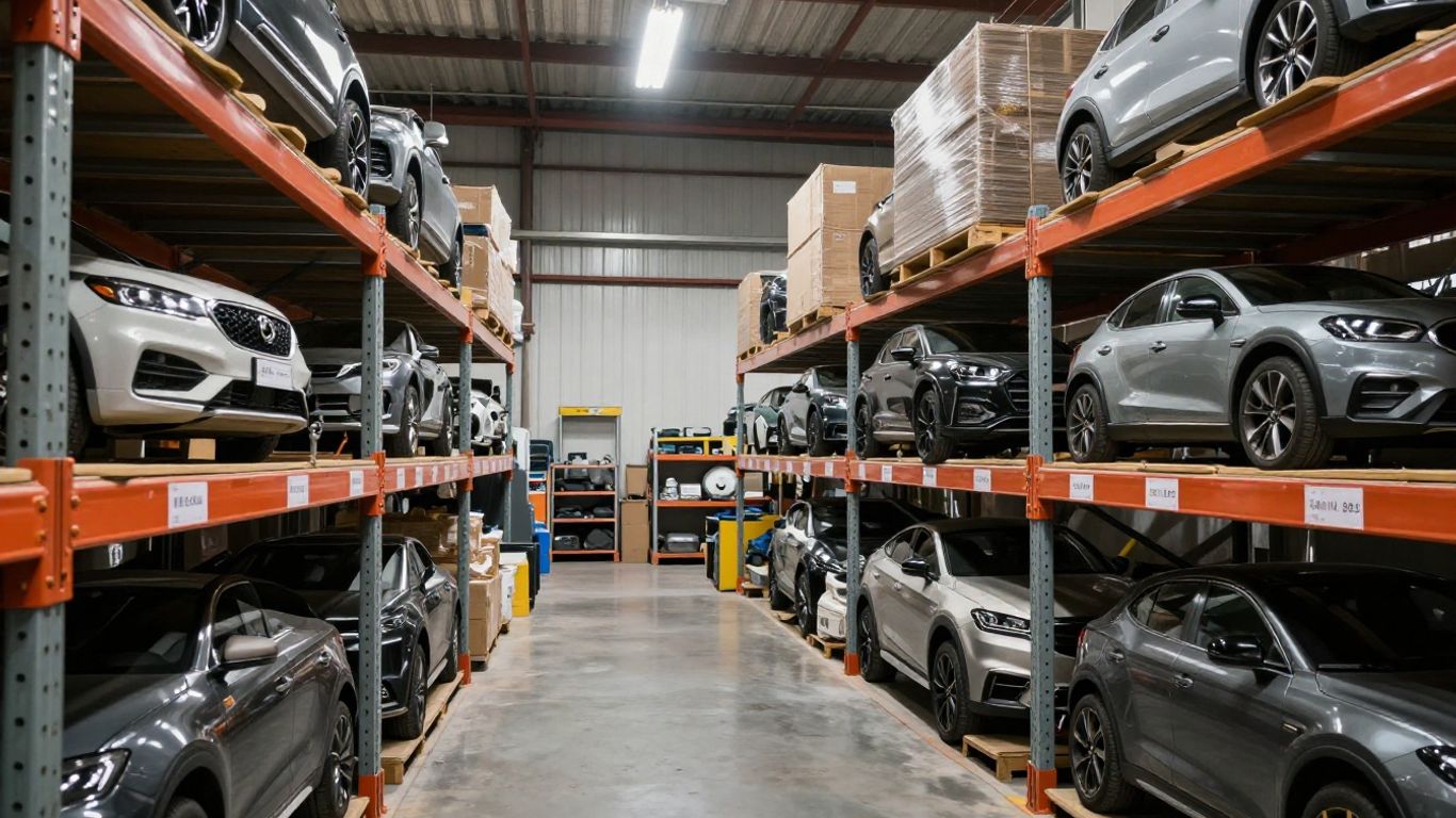 Haval Dargo spare parts on shelves