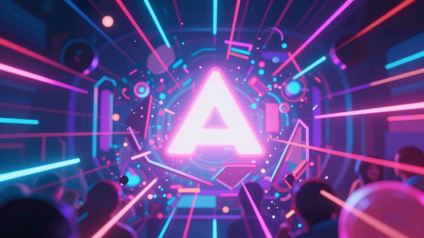 AI EDM music video visuals