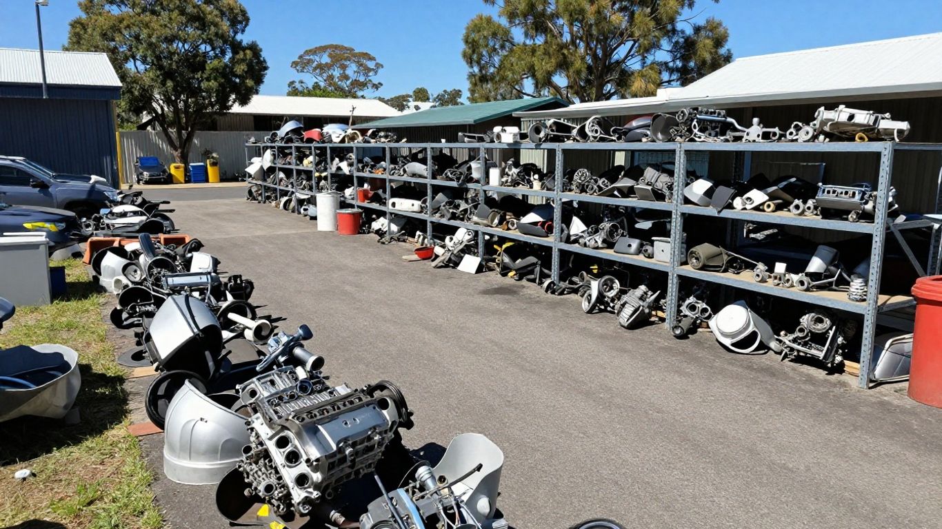 Professional auto parts yard on the Gold Coast
