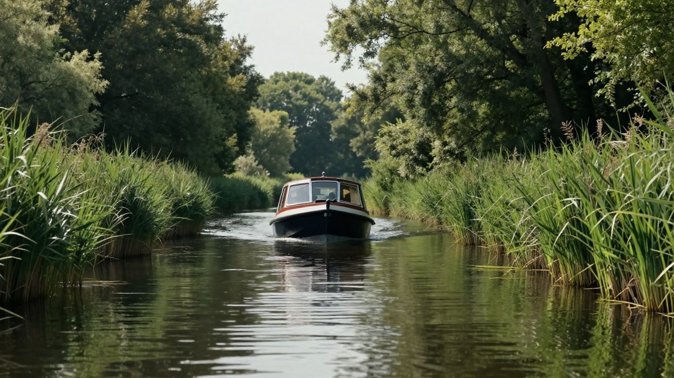 Fluisterboot in de Weerribben