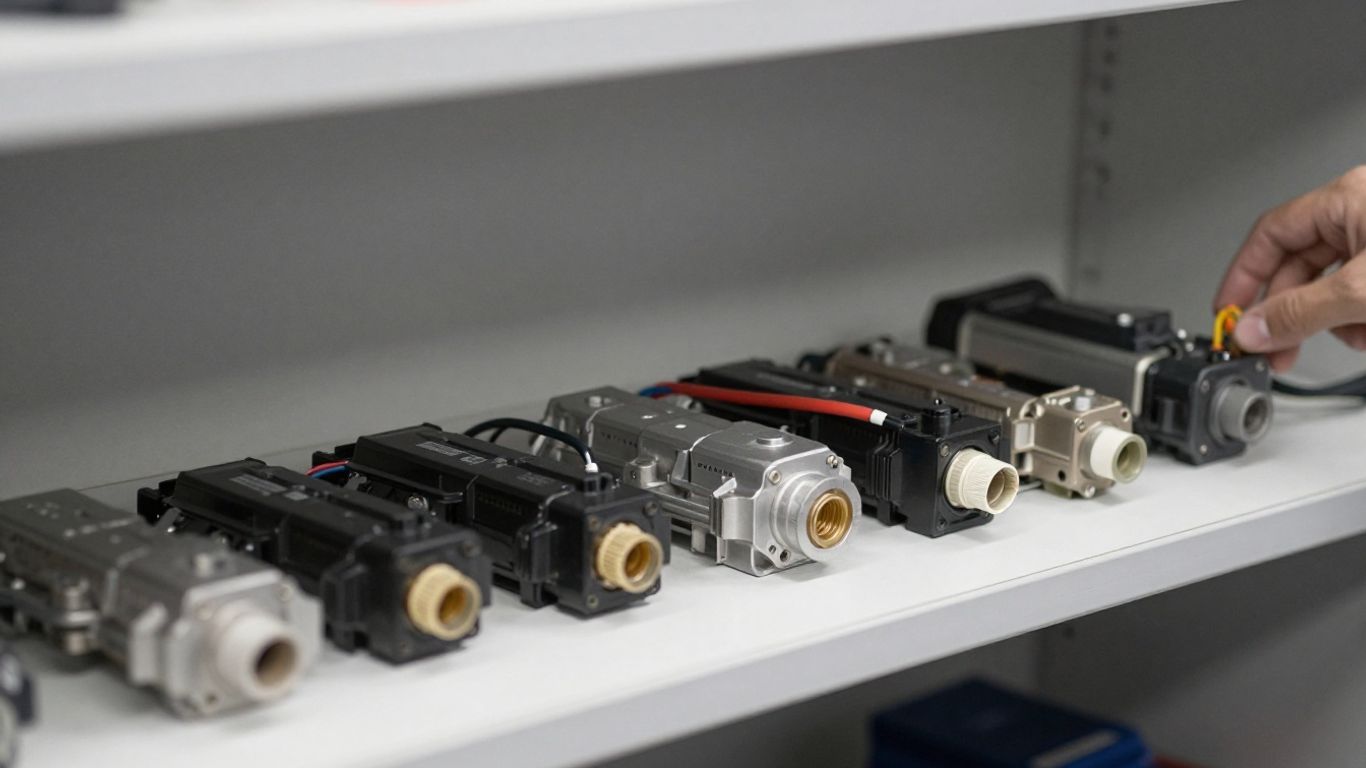 Mechanic comparing engine control modules