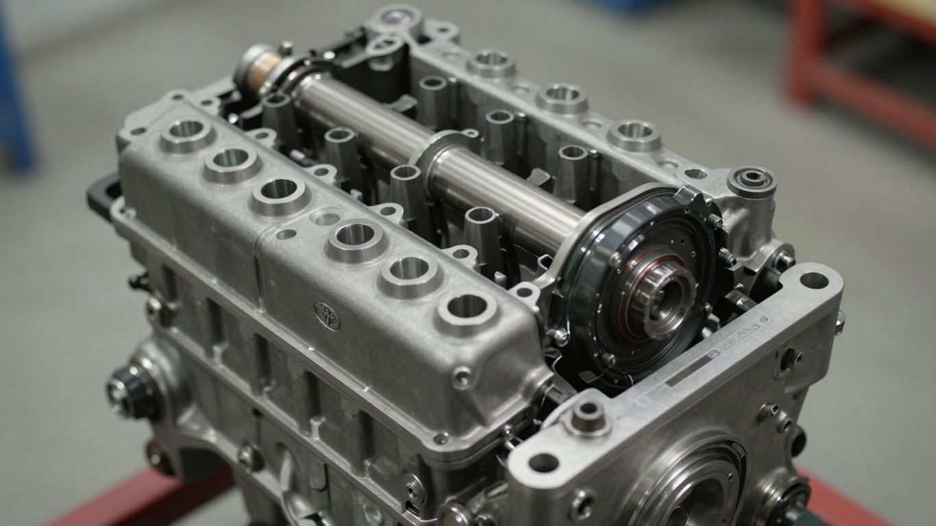 Reconditioned Toyota engine with genuine parts