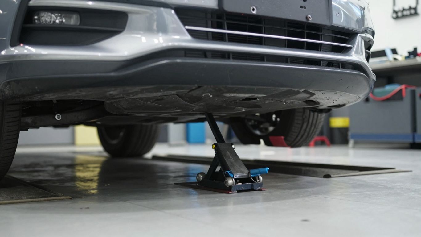 Wartung in einer Werkstatt
