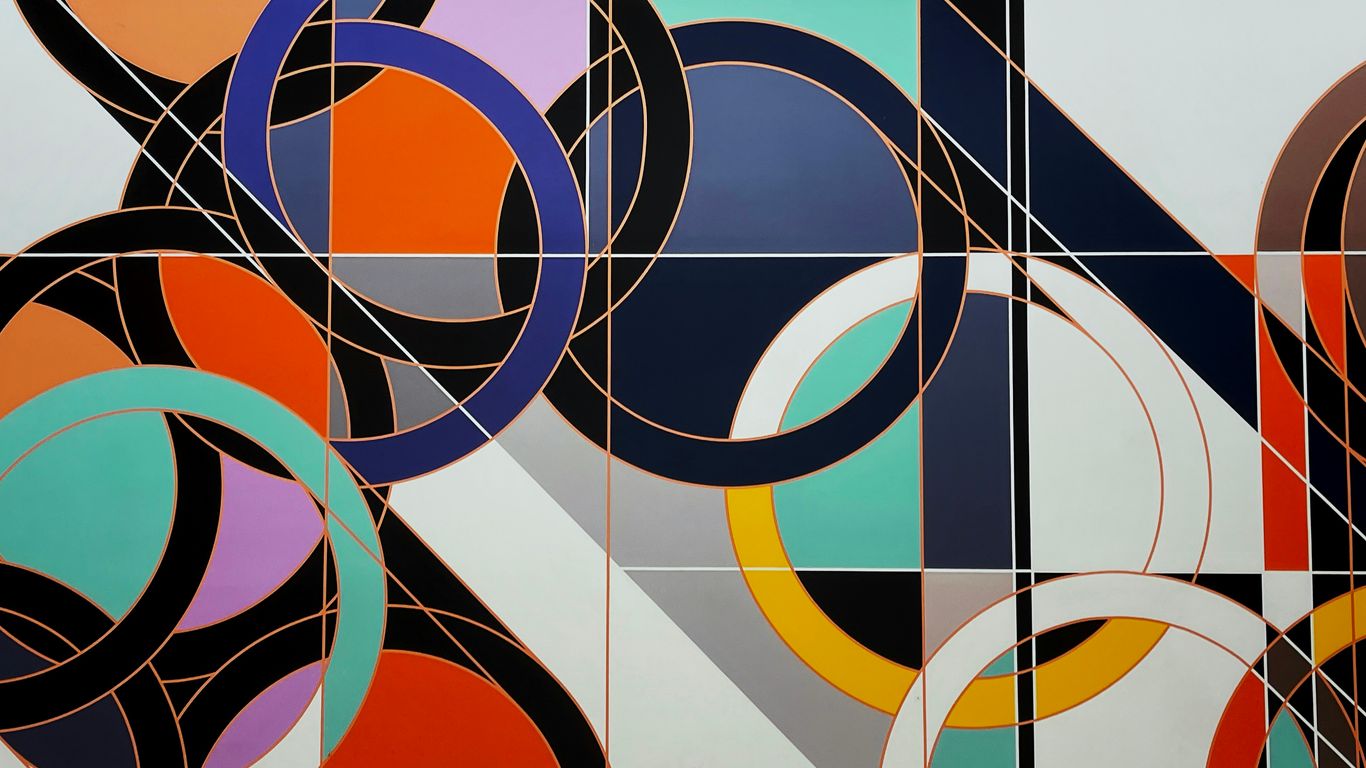 A diverse collection of colorful custom plastic panels