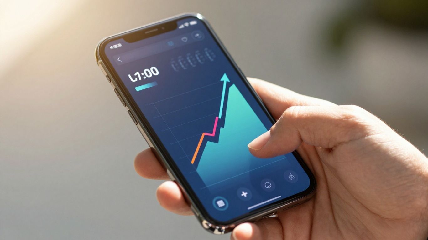 Return on Ad Spend concept with upward financial trend.