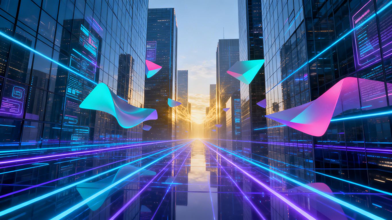 AI and advertising future cityscape