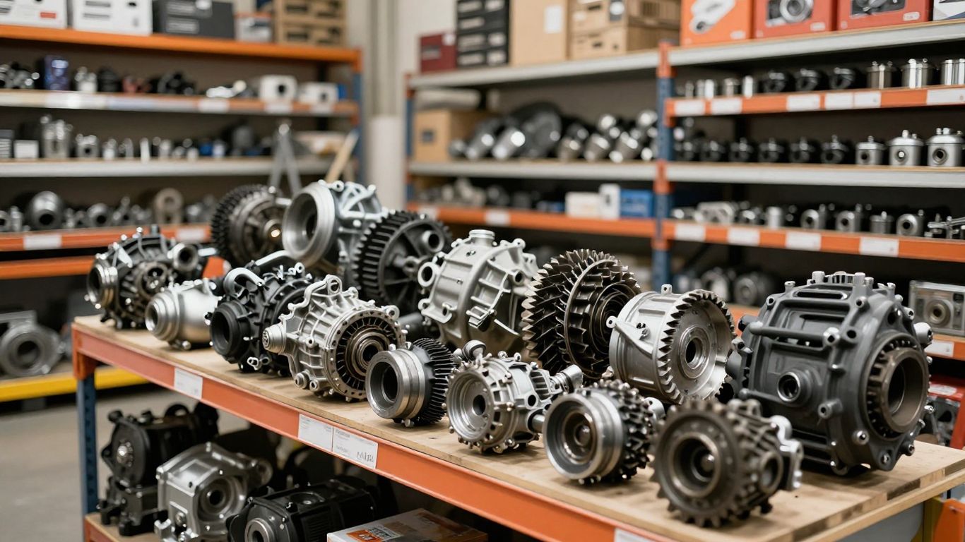Used gearboxes in Parramatta auto parts warehouse