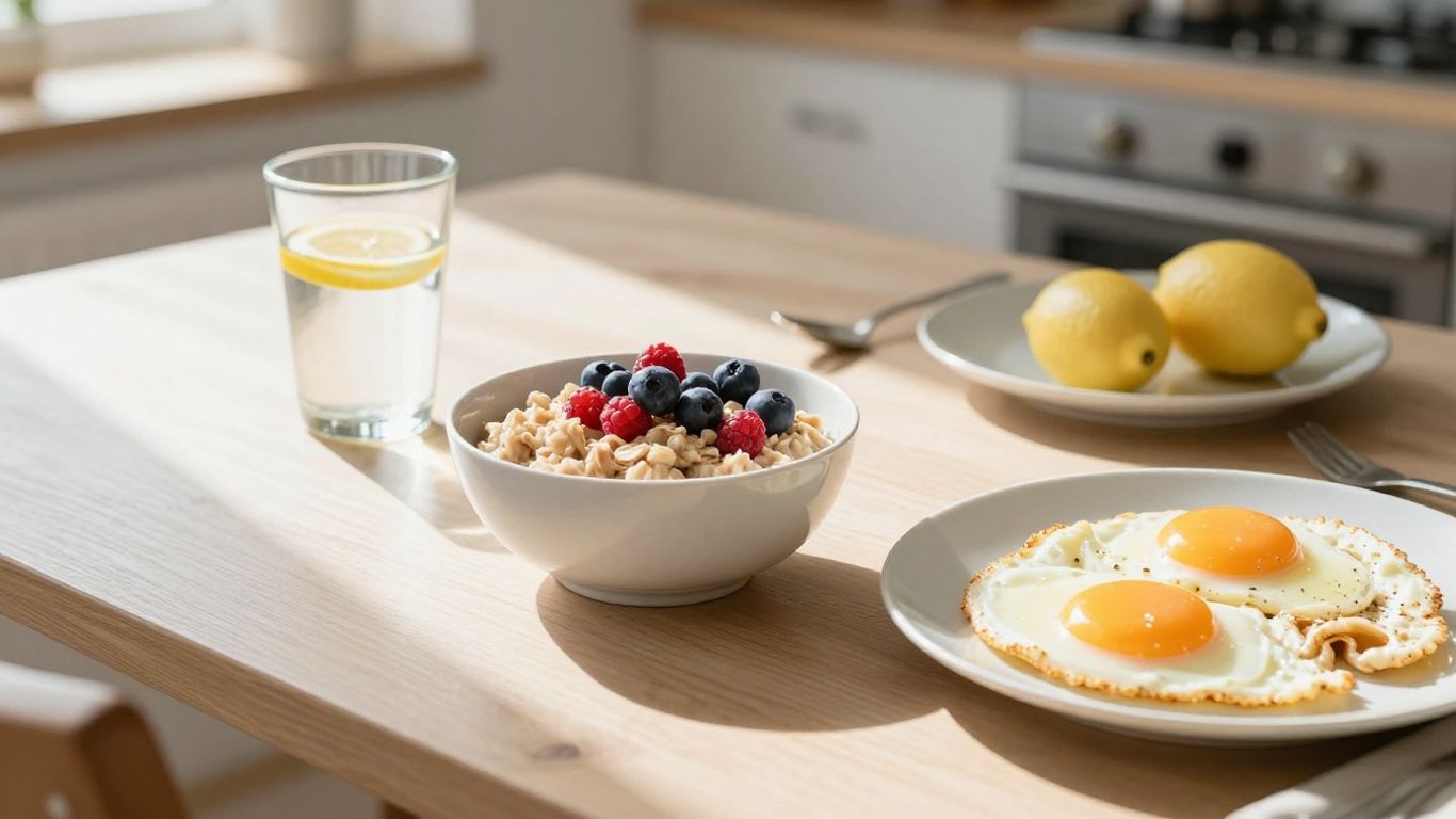 Gezond ontbijt om cortisol te beheersen