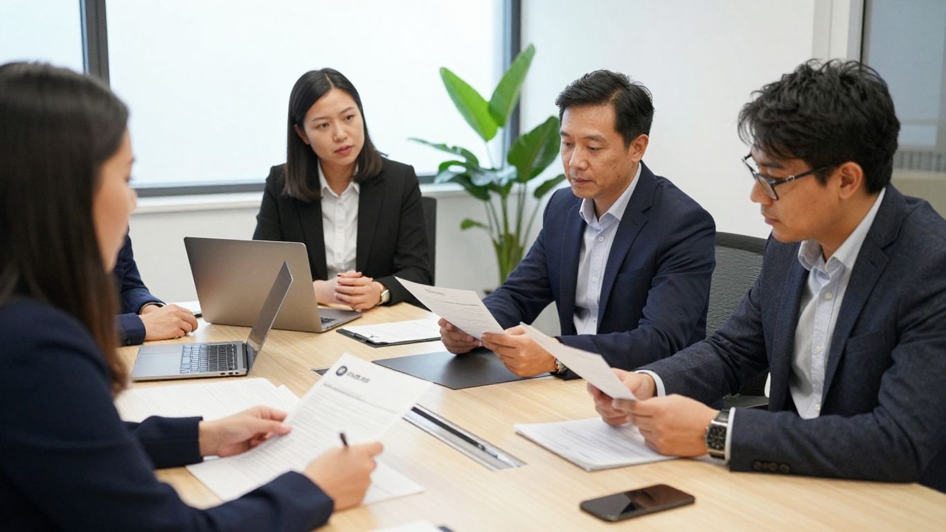 Revenue teams planning customer handoffs together