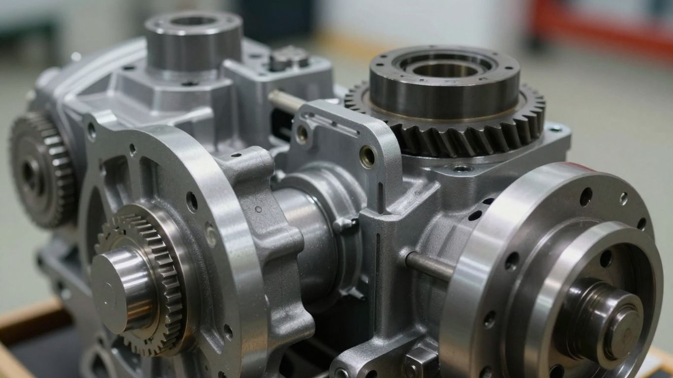 Manual gearbox close-up