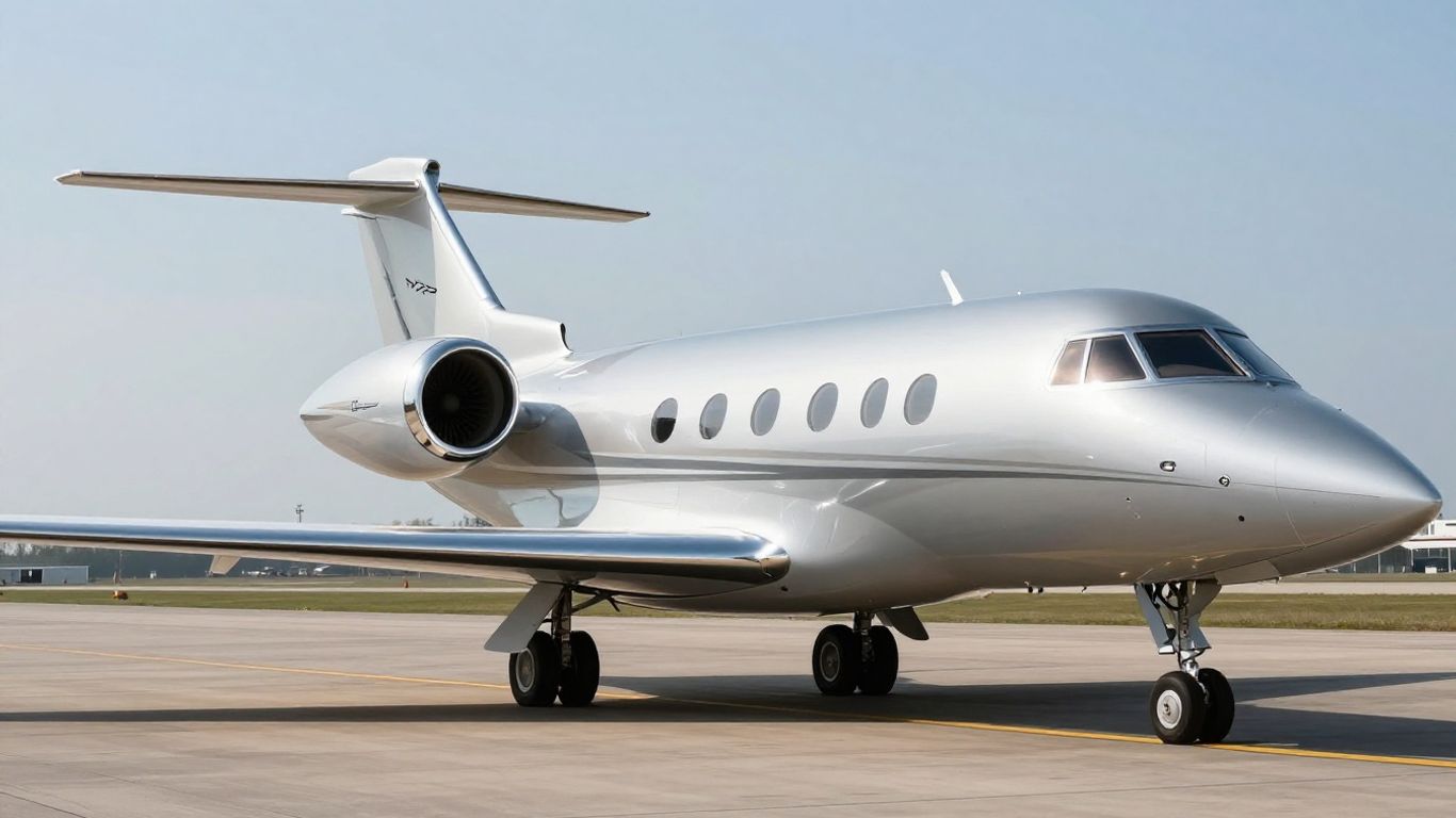 Dassault Falcon 10X private jet on tarmac