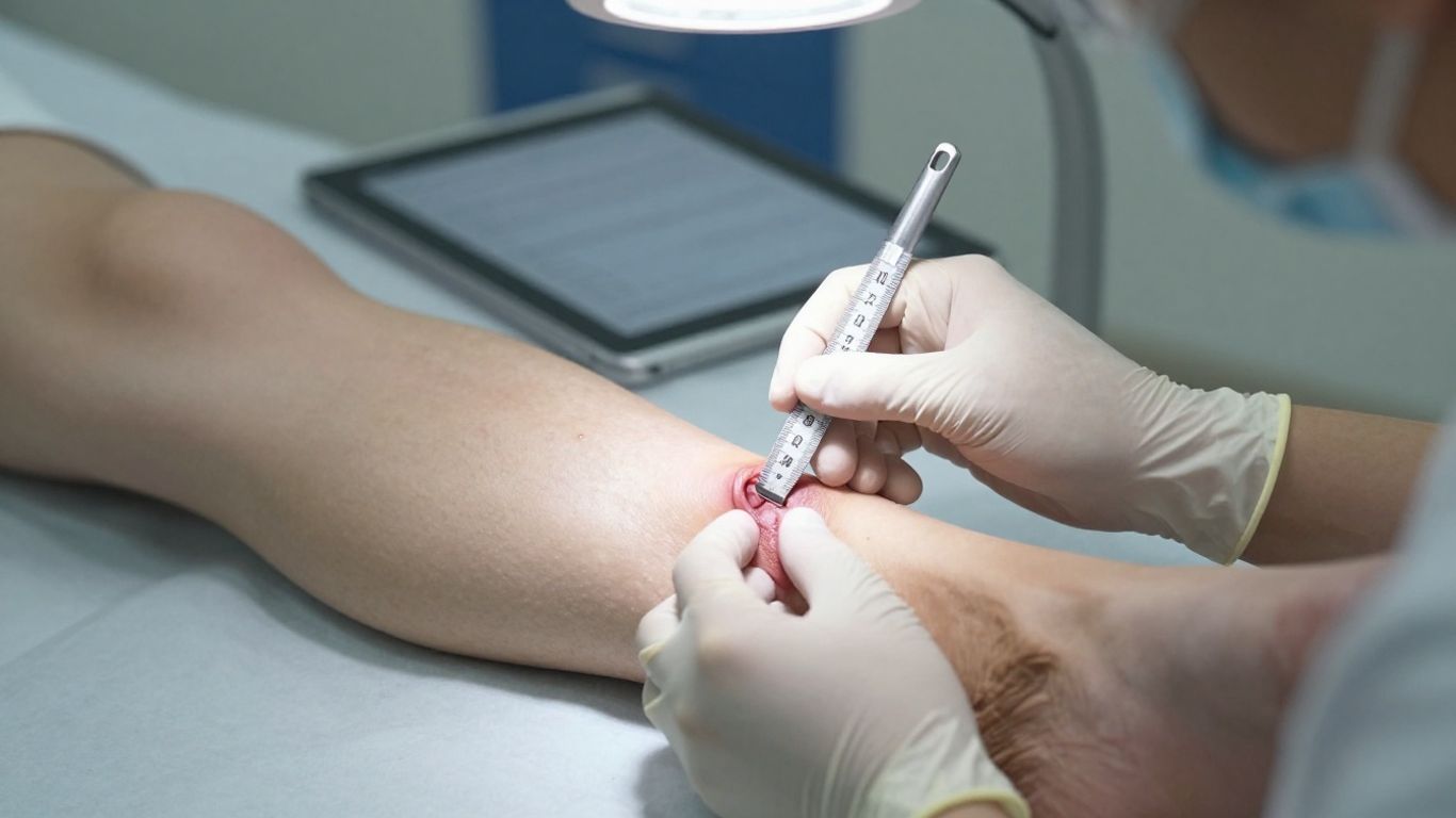 Clinical wound assessment with careful documentation