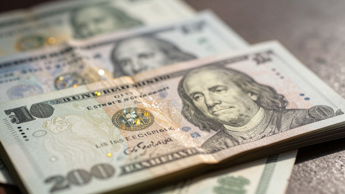 Stack of colorful bond certificates with metallic security threads.