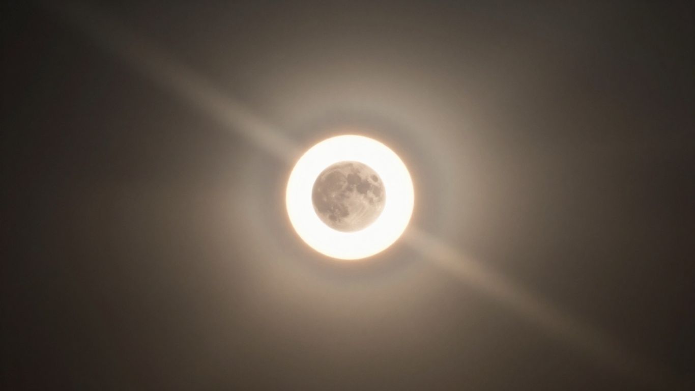 Sol parcialmente coberto pela lua durante um eclipse solar.