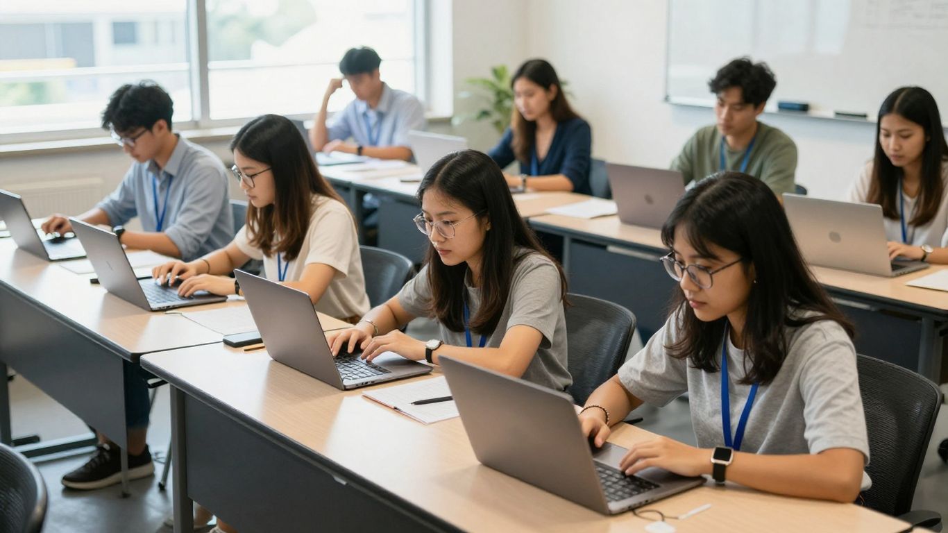 Digital marketing course in Singapore classroom