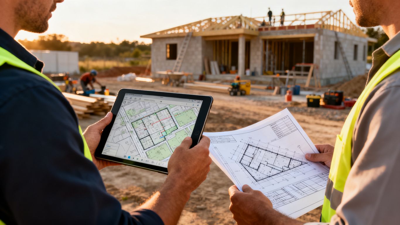Construction quality control review using aerial imagery