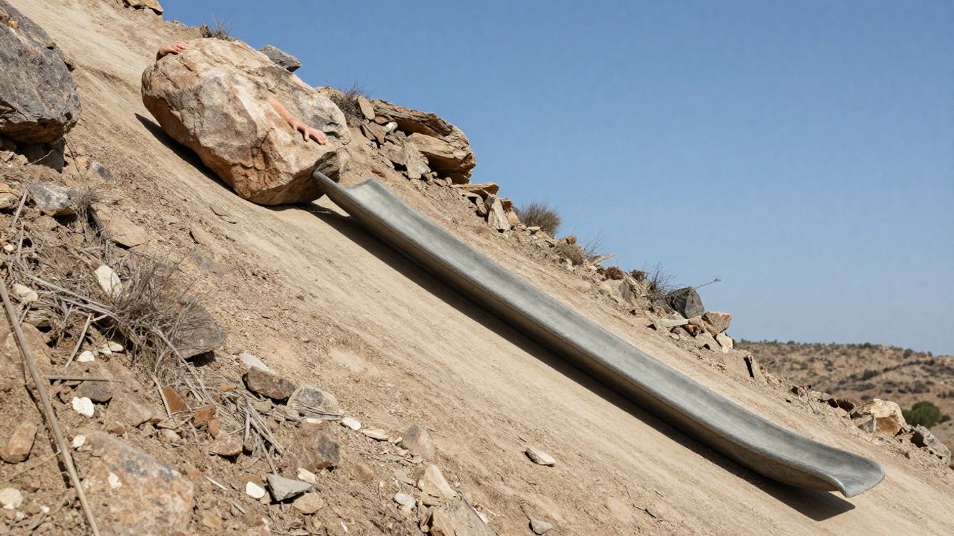 Effort versus ease in a split photographic image.