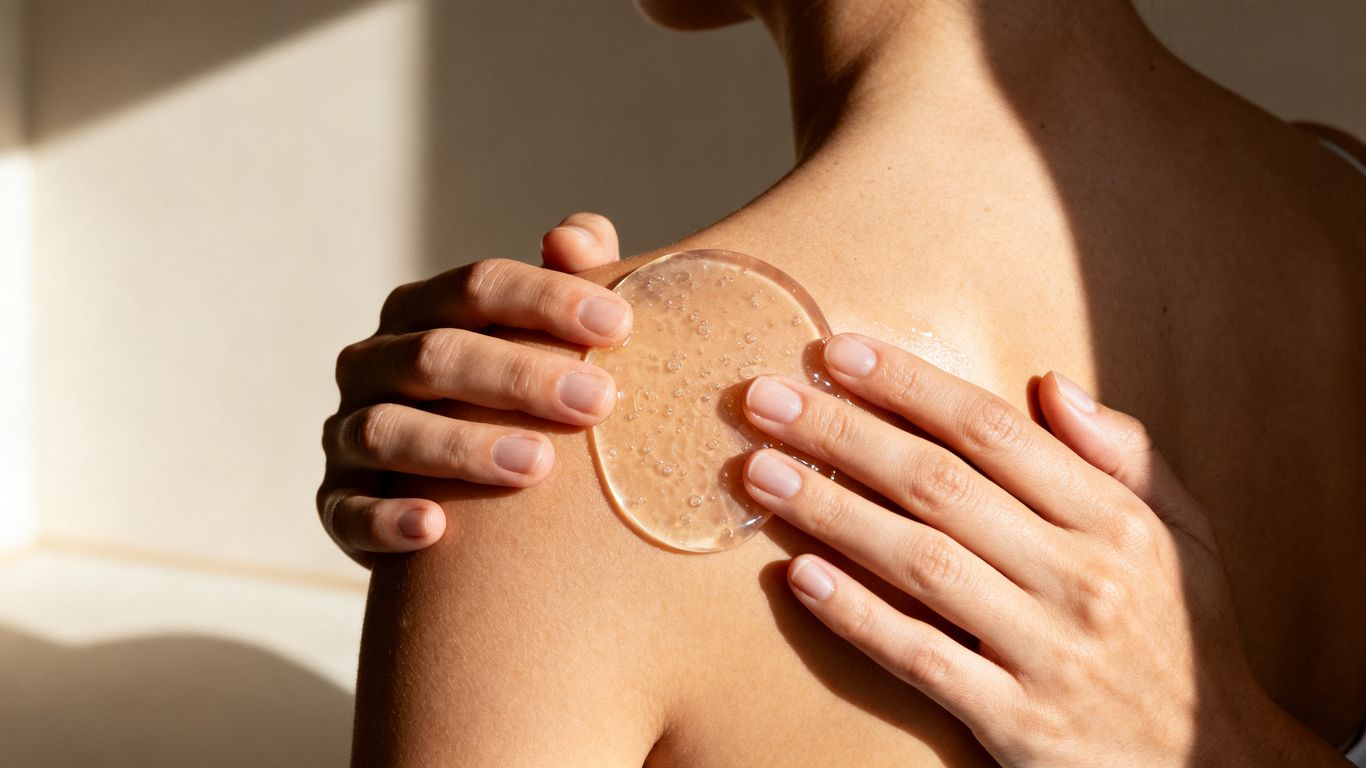 Massage relaxant avec un soin naturel bio